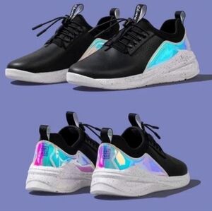 Clove Iridescent/Holographic Nursing Shoes